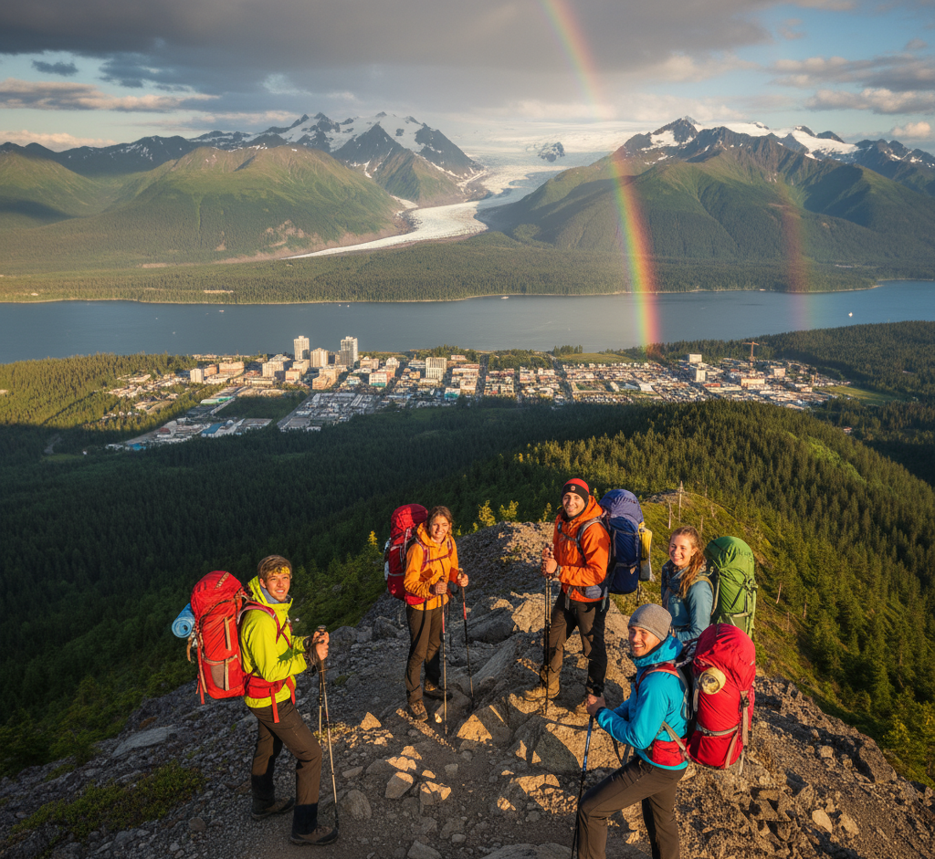 Hiking Mount Roberts