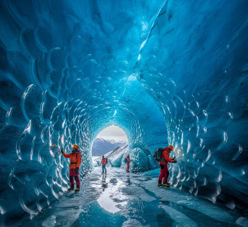 Mendenhall Ice Caves: Exploring Glacial Blue Ice Formations