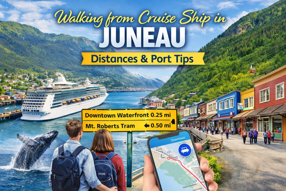 Walking from Cruise Ship in Juneau: Distances & Port Tips