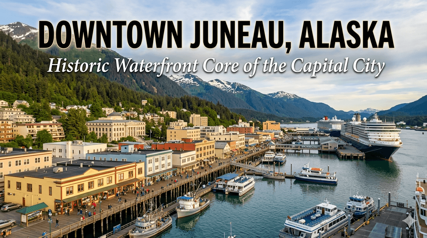 Downtown Juneau, Alaska: Historic Waterfront Core of the Capital City