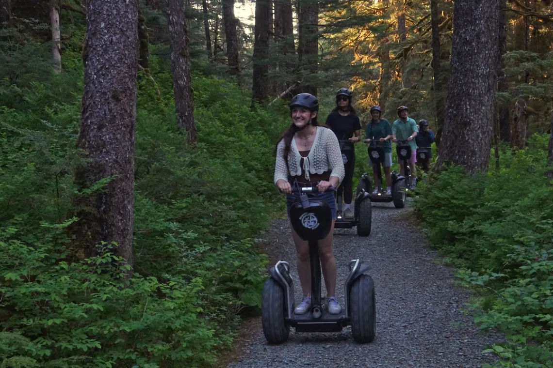 1200x800 Juneau alpine segway small group forest tour smile girl