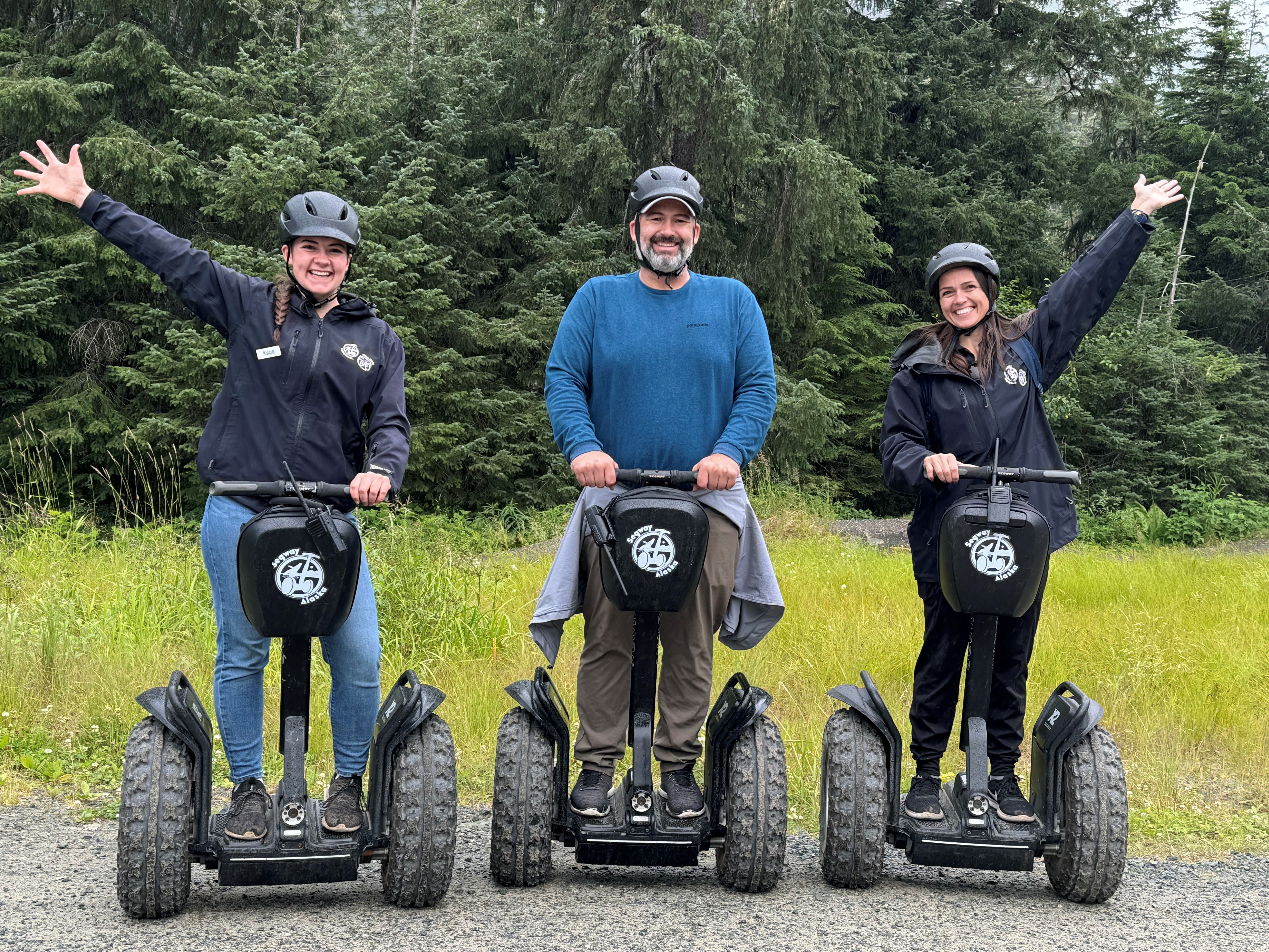 Juneau-Mountain-Segway-Forest-Family-Cheerful Juneau Mountain Segway Forest Family Cheerful