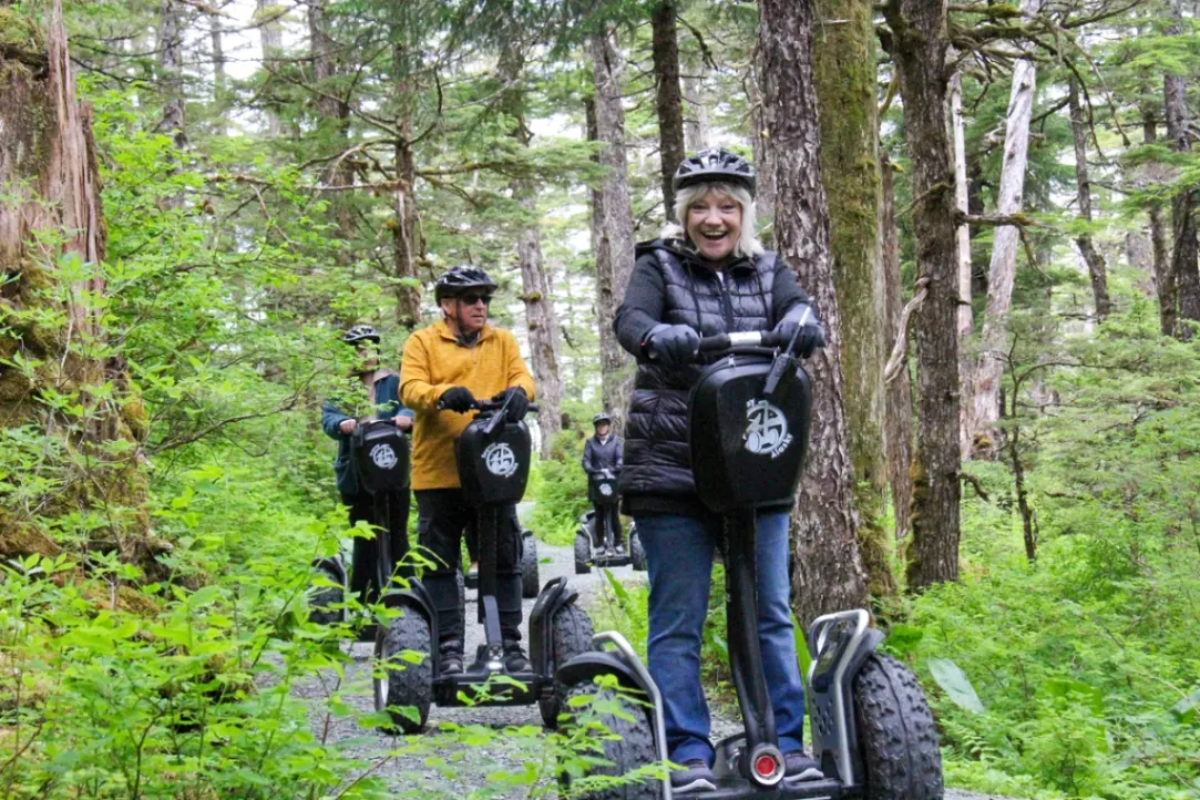 Segway Tour Requirements: Weight, Age & Safety | iRide Alaska 1 Juneau alpine segway rainforest smile fun happy tour 1200x800 1