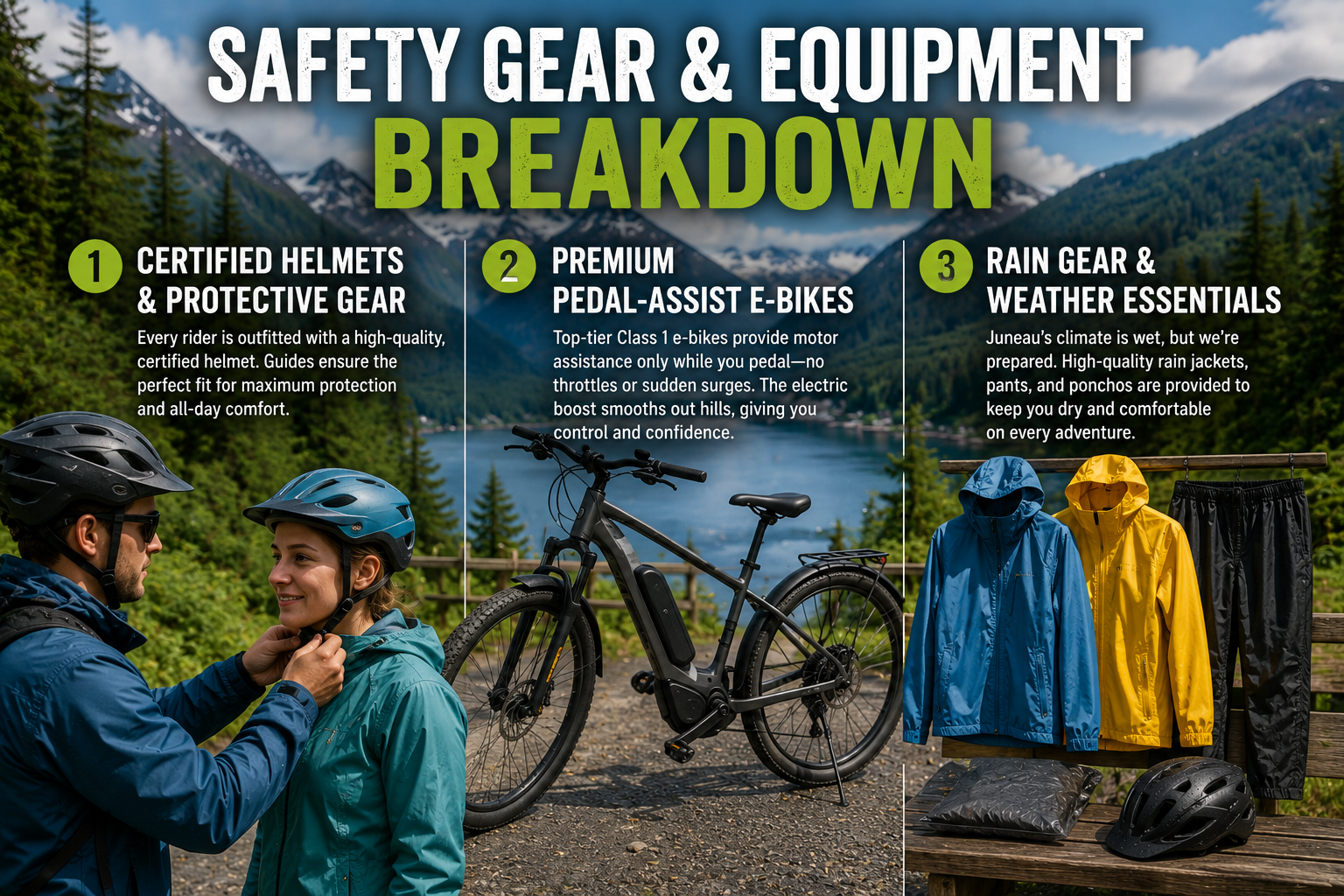 Safe and Sound in the Last Frontier: Safety Gear and Tips for Juneau E-Bike Tours